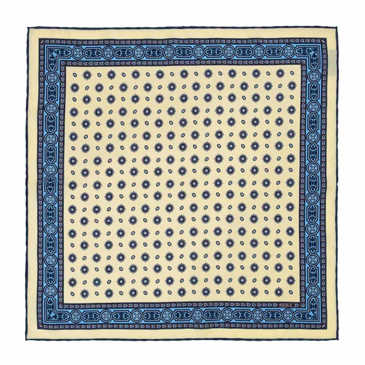Serà Fine Silk  - Cedar Vermentino Silk Pocket Square Sera Fine Silk