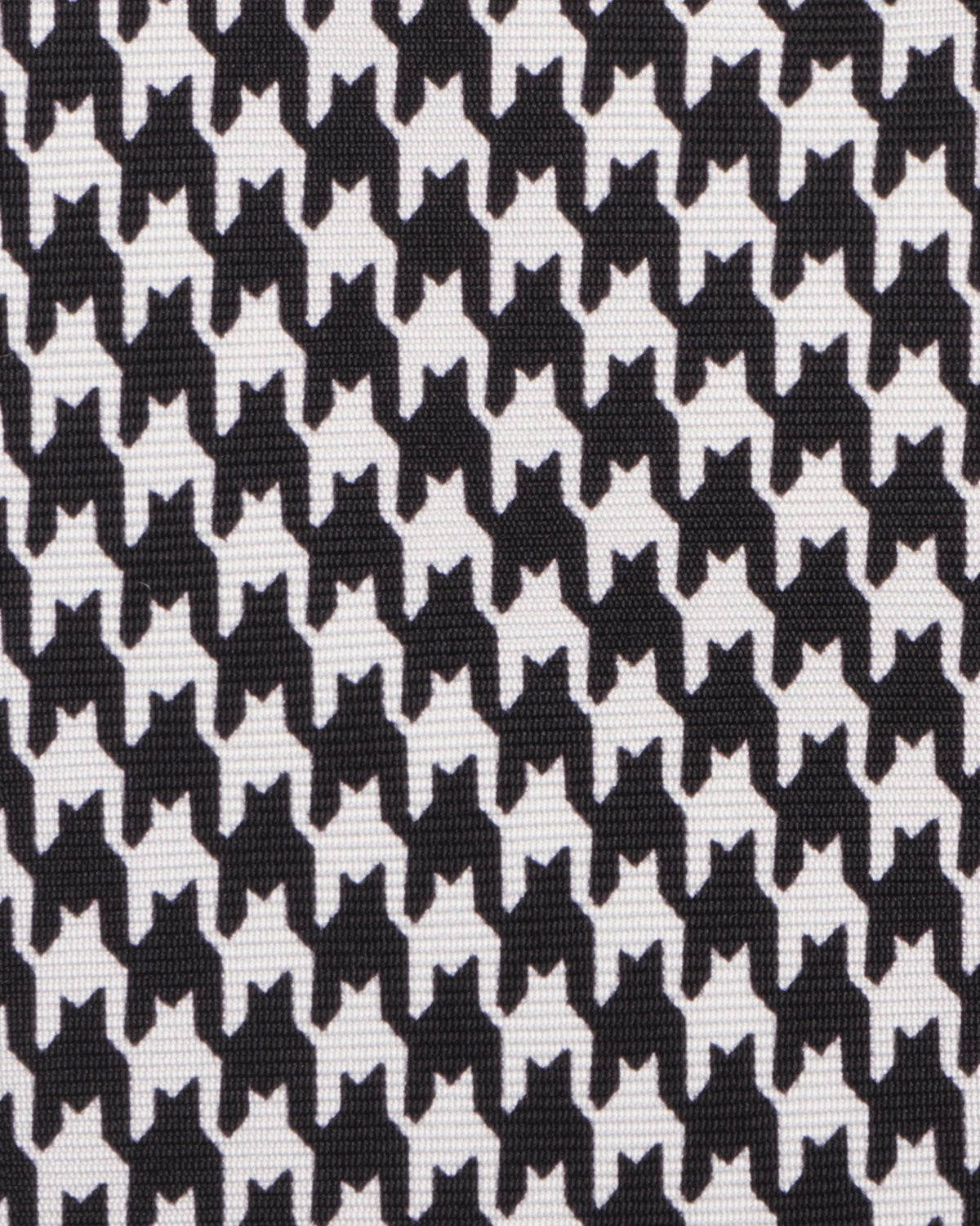 Viola Milano - Dogtooth Selftipped Italian Silk Tie - Black Viola Milano