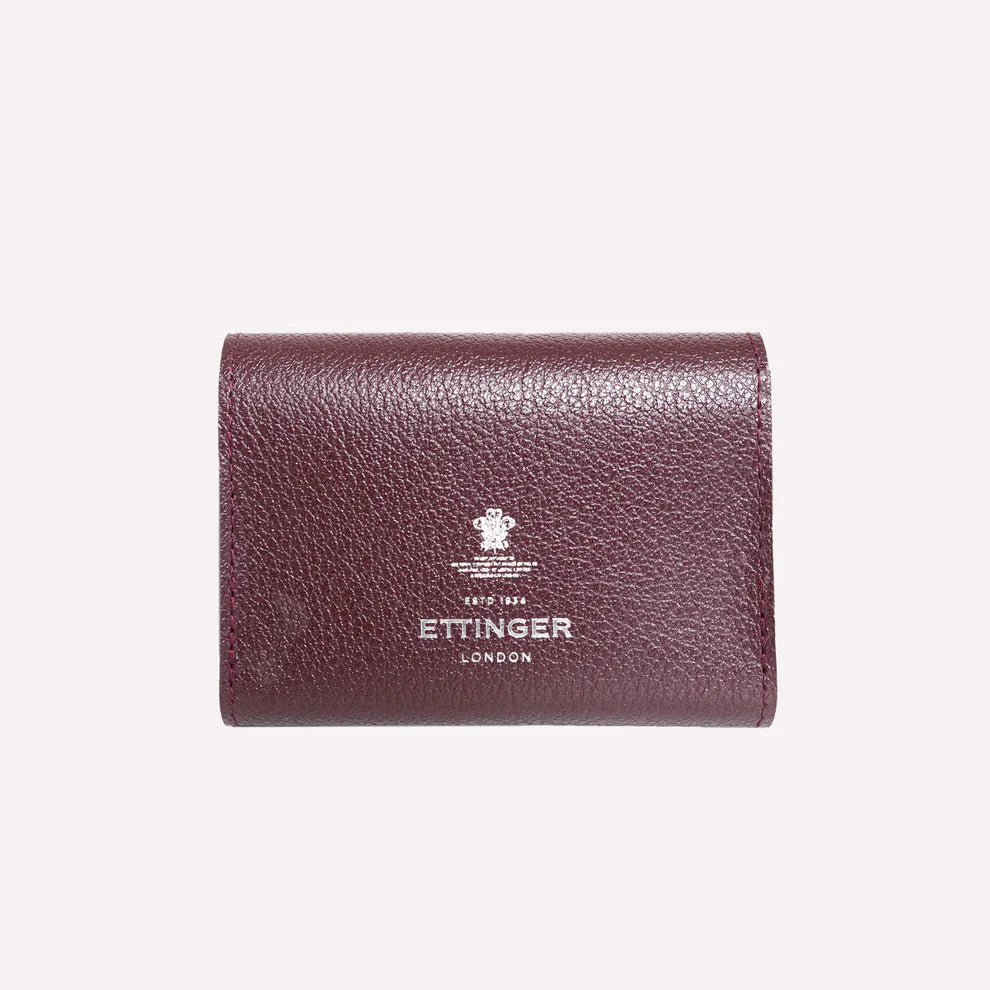 Ettinger - Capra Single Playing Card Case - Bordeaux